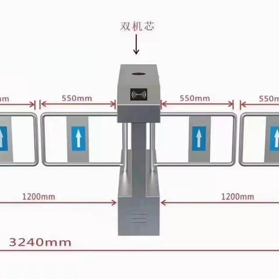 八角摆闸单机芯（中安会品牌.城邦电机.通体1.2厚.304材质不锈钢）