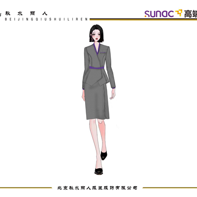 集采工服-女高端客服西服(下单请备注尺码）