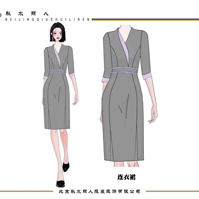 非住宅-商写女客服连衣裙