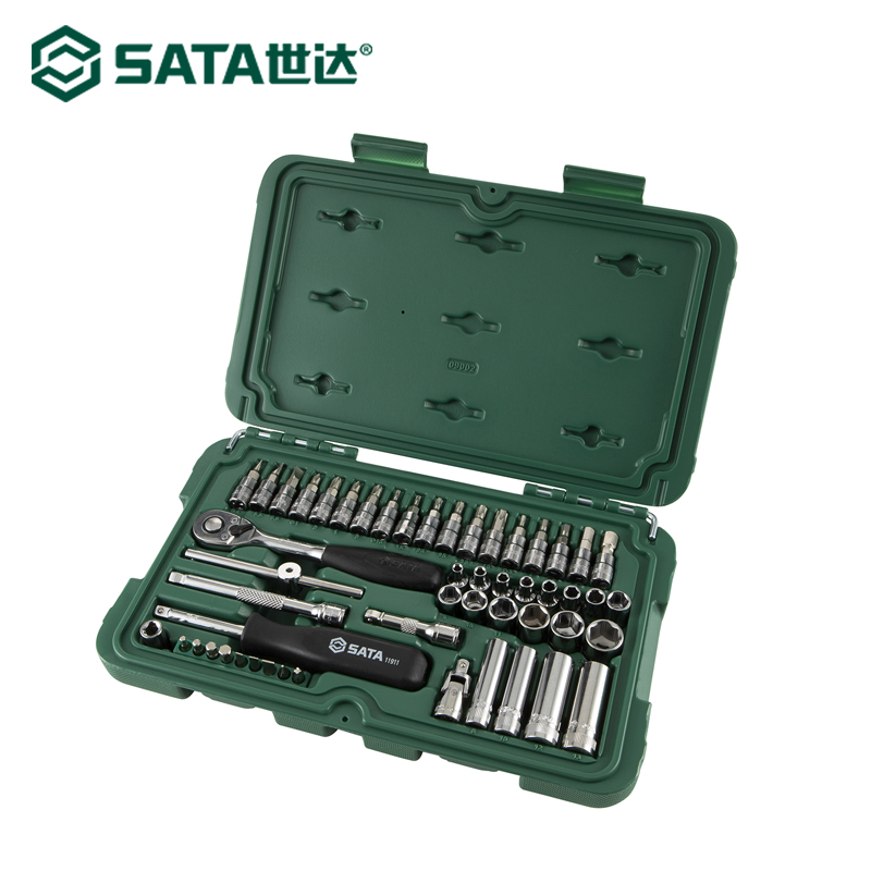 世达（SATA）09002 52件6.3MM系列套筒组套-店铺满200元起送-融创集采商城