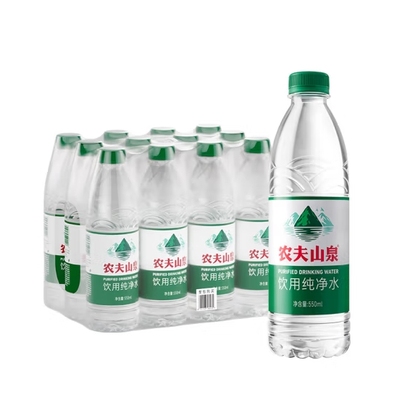 【仅限天津水饮混搭10箱起送】农夫山泉550ml*12（仅限天津）