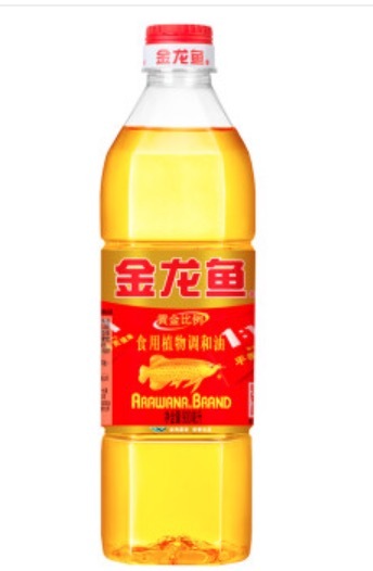 金龙鱼黄金比例零反式脂肪食用植物调和油（非转）金标900mL