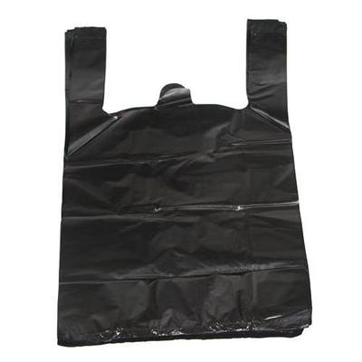 背心袋-黑色 57（15+15）*85,PE材质3丝,原生料不低于90%-店铺100元起订-5个工作日-全国