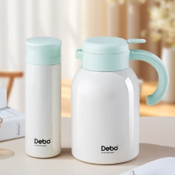 Debo德铂304不锈钢保温杯壶套装450ml/1500ml DEP-934