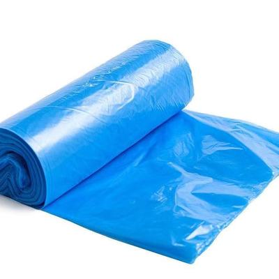 平口垃圾袋-蓝色 55cm*70cm,PE材质3.5丝,原生料不低于90%-店铺100元起订-5个工作日-全国