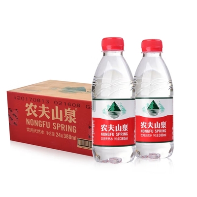 农夫山泉 饮用天然水 380ml*24瓶