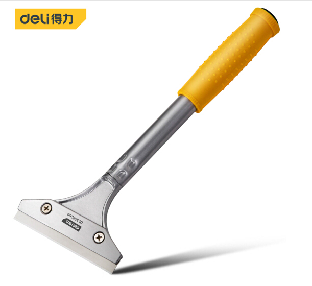 得力(deli)加长铝合金刮污刀铲刀玻璃刮刀地板墙皮瓷砖清洁除胶铲刀铲子360mm DL359360-融创集采商城