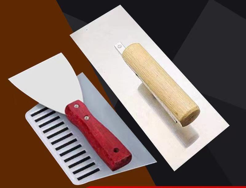 国产瓦工套装泥瓦工随身精品套装6件套;油灰刀砌砖刀阴阳角抹泥刀工具套装清洁刮刀抹灰腻子刀;泥瓦工工具套装-融创集采商城