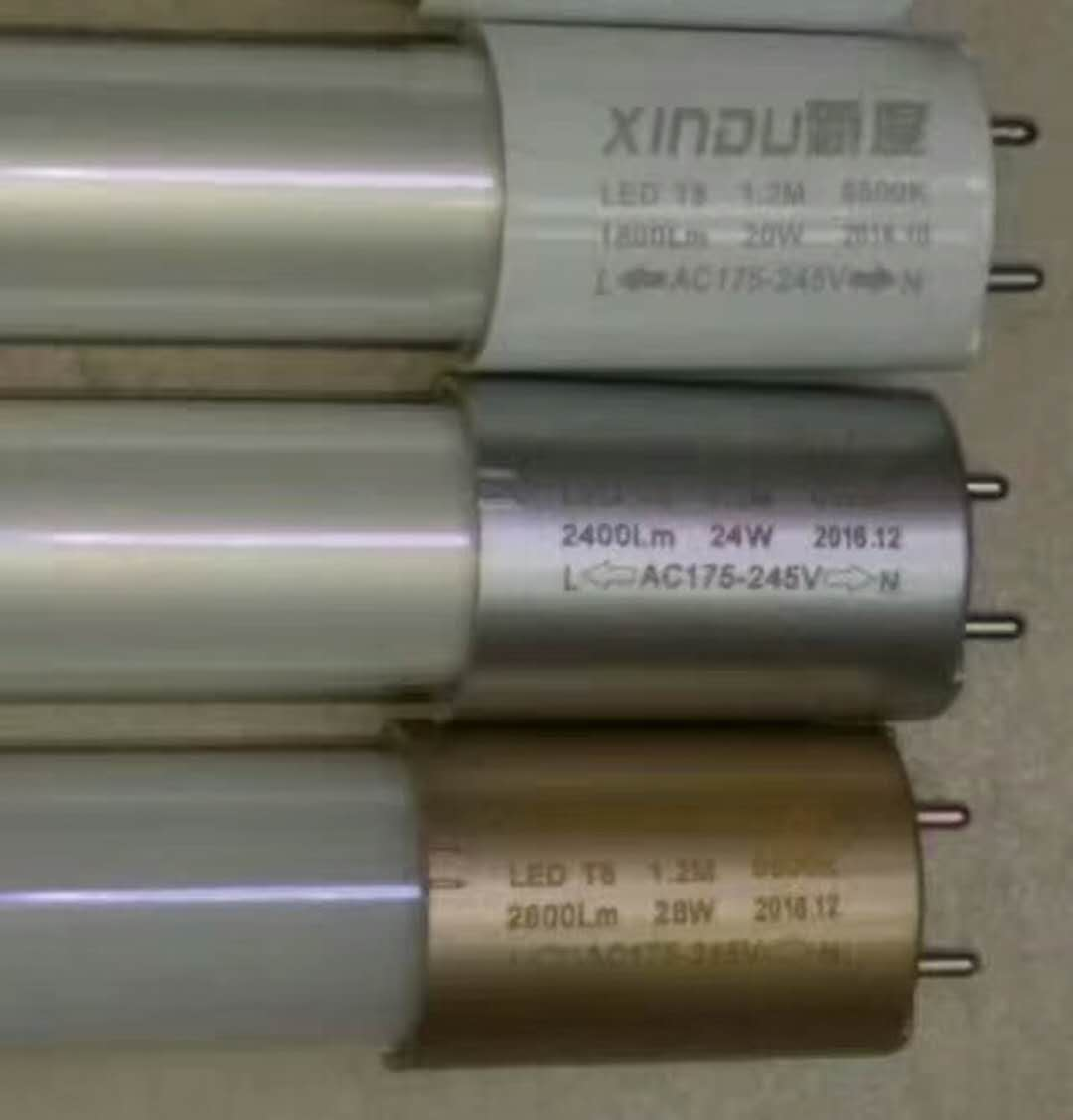 LED 美莱美亚 1.2米40W 恒流双端接线玻璃灯管 白头白光-融创集采商城