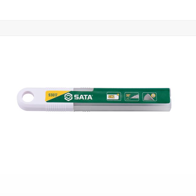 世达(SATA)93617 10件套尖角美工刀刀片9节9*73MM-店铺满200元起送-融创集采商城