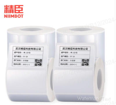 精臣-打印纸-精臣B32/B50/B50W固定资产标签贴/定制/亚银 32mm*32mm*210张*卷-1卷起订-7天-北京大区【固定资产标签 ...