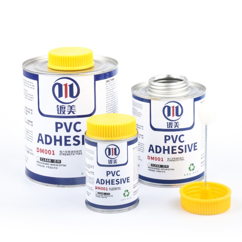 镀美 PVC透明胶水 塑胶UPVC管道水管专用胶粘剂 946ml-融创集采商城